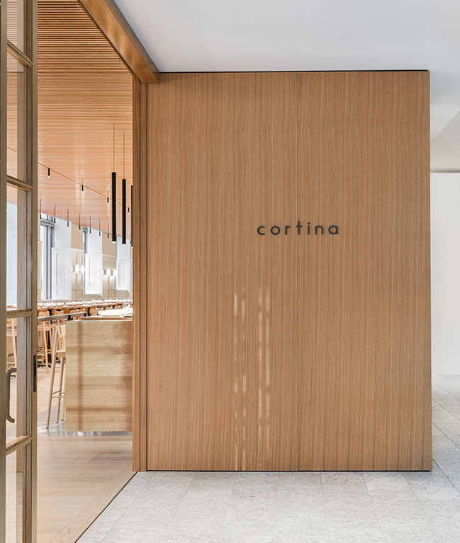 Cortina - Modern Italian restaurant in downtown Seattle by Heliotrope Architects