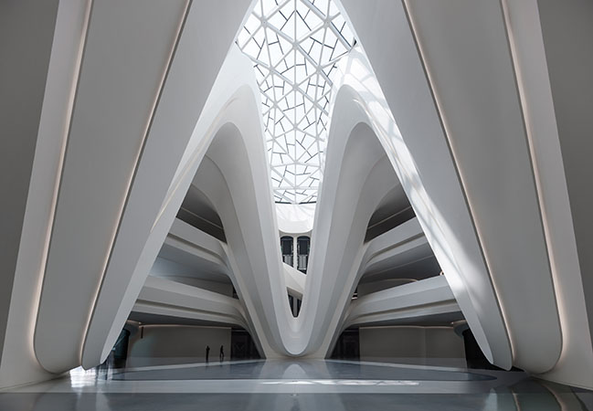 Changsha Meixihu International Culture and Arts Centre by Zaha Hadid Architects