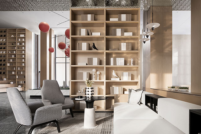 Shenyang China Overseas - Wang Jing Mansion Sales Center by ONE-CU Interior Design Lab
