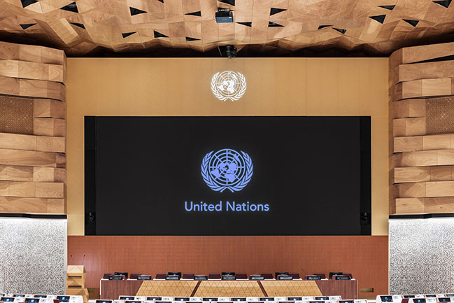 WOOD-SKIN for the United Nations Office at Geneva by PEIA Associati
