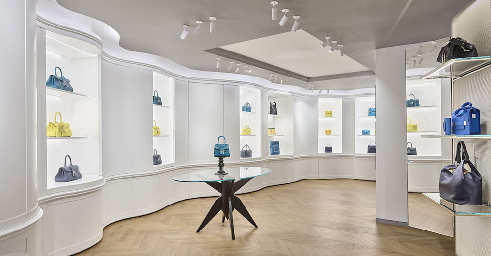 vudafieri-saverino combines flemish and italian aesthetics for delvaux's  first milan boutique