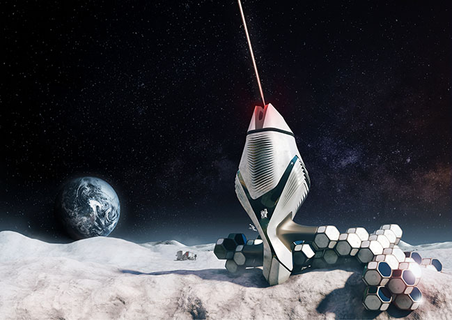 Misiats Moon station by Dmytro Aranchii Architects