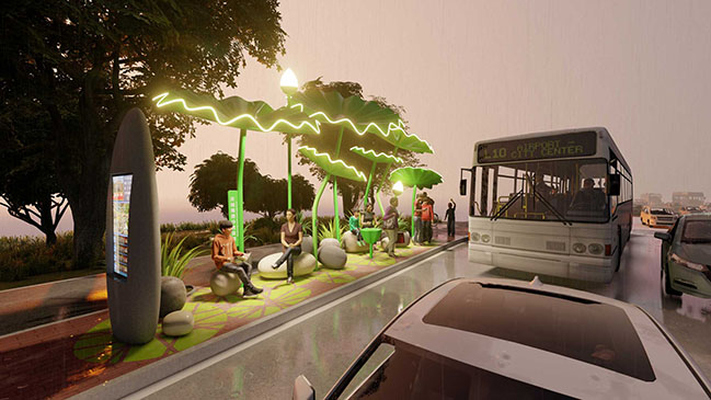 LOTUS ECO-BUS STOP by 100architects