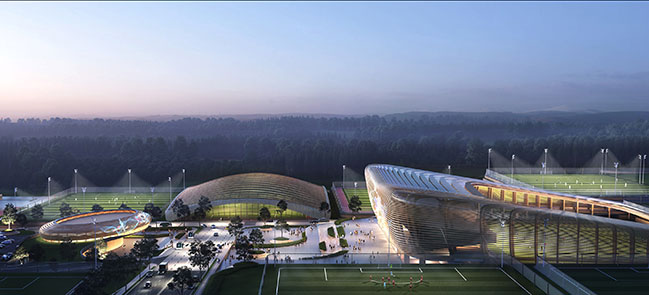 Korean National Football Centre in Seoul by UNStudio