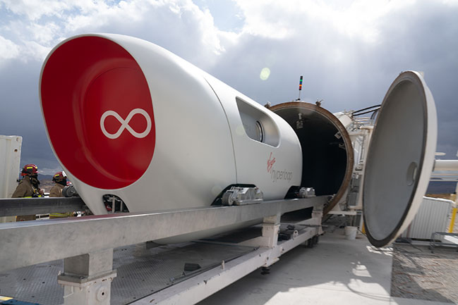 Virgin Hyperloop Pegasus by Bjarke Ingels Group and Kilo Design