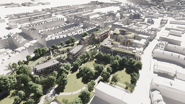 10 Design reveals images of Edinburgh New Town Quarter Development