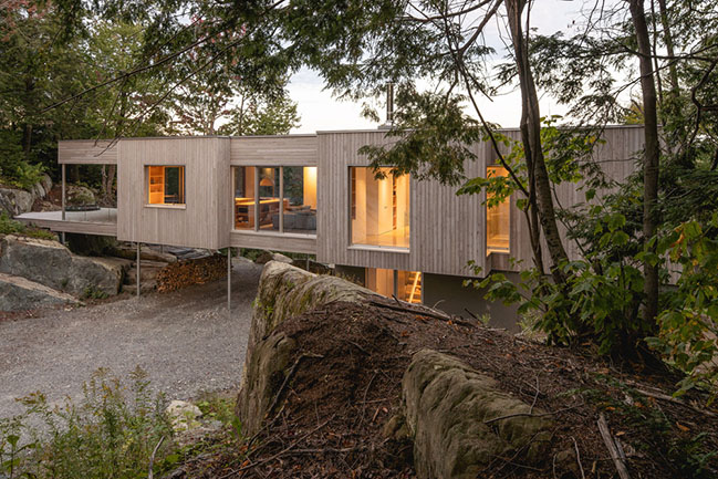 Forest House 1 by Natalie Dionne Architecture