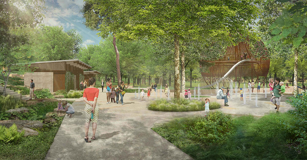 Clayton Korte and Ten Eyck reveal design updates to Pease Park in Austin
