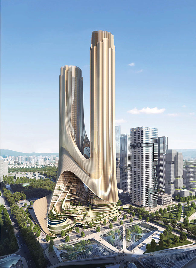 Tower C at Shenzhen Bay Super Headquarters Base by ZHA