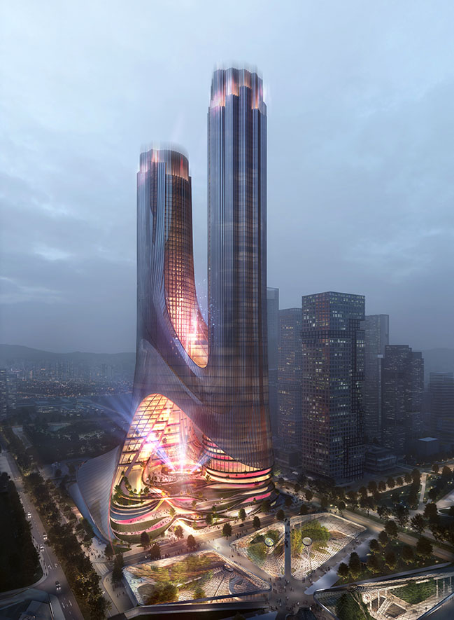 Tower C at Shenzhen Bay Super Headquarters Base by ZHA