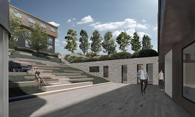 The new Franklin University Switzerland campus in Lugano by Flaviano Capriotti Architetti