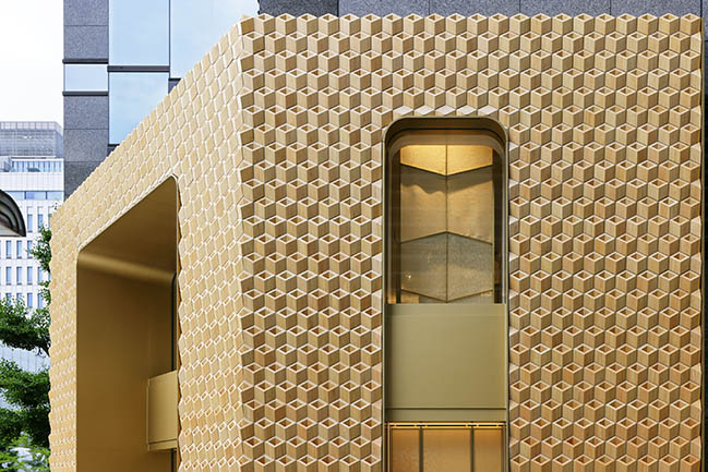 Cartier Shinsaibashi Facade by Klein Dytham architecture