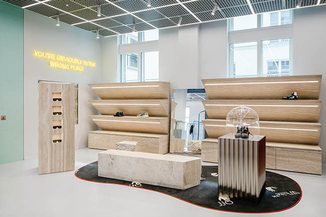 AMO-Designed Off-White Flagship Store opens in Paris