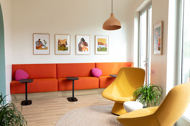 Alda Ly Architecture has designed a bold, vibrant space for Tia