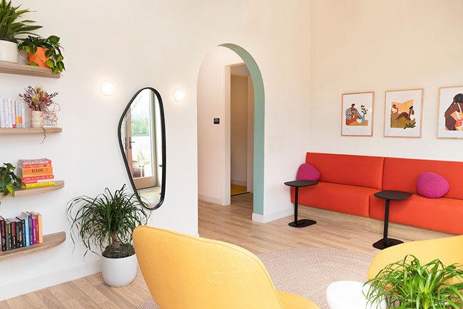 Alda Ly Architecture has designed a bold, vibrant space for Tia
