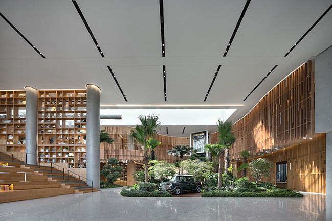 Nanbo Bay Reception Center  by Sunson Design - An urban forest garden