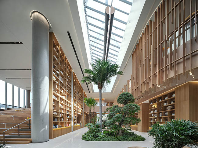 Nanbo Bay Reception Center by Sunson Design - An urban forest garden