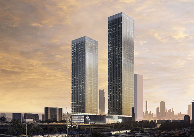 OMA / Iyad Alsaka's Prestige Liberty Towers Mumbai breaks ground