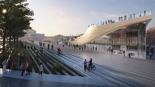 ZHA ranks first in design competition to renovate Vilnius railway station