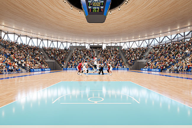 ENOTA and OUD+ Architects won the architectural competition for new Prishtina Sports Hall