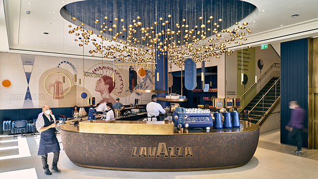 Caffetteria at Lavazza London Flagship by CRA-Carlo Ratti Associati | The Social Proximity Cafe