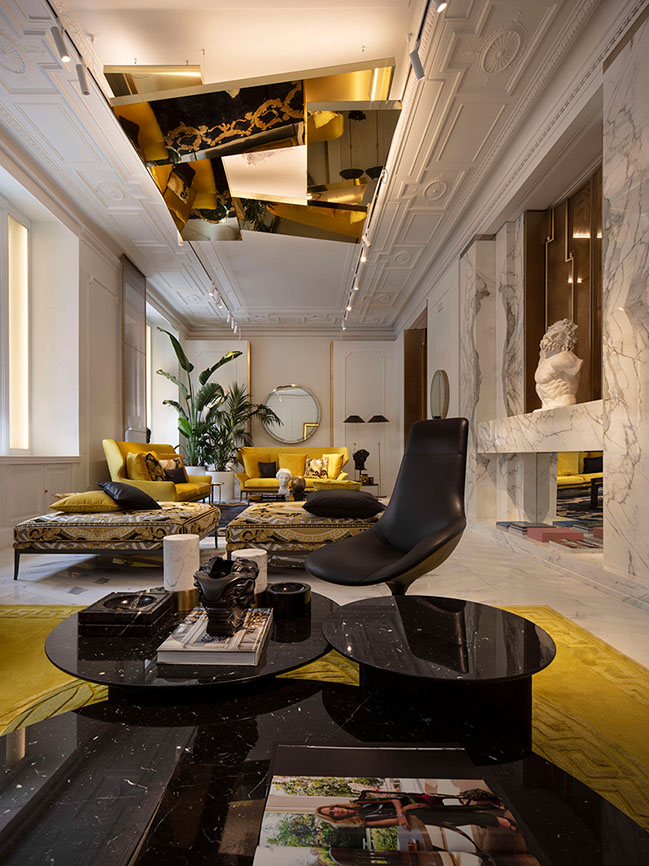 Versace Home: new flagship in Milan by Vudafieri-Saverino Partners