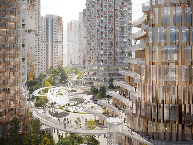 Project H1 by UNStudio | New Masterplan for a 10-Minute City in Seoul