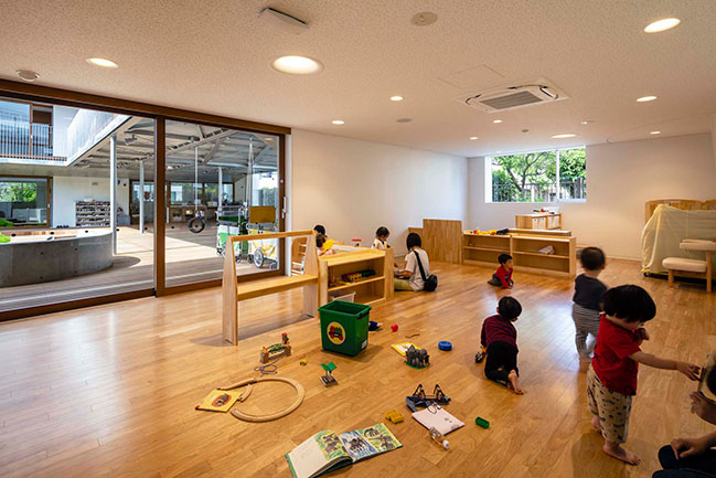 Higashitateishi Nursery School by Aisaka Architects Atelier