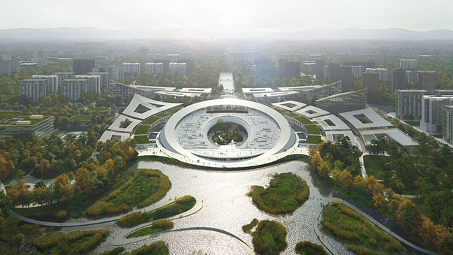 Henning Larsen Reveals Winning Competition Proposal fro Pujiang Civic Center