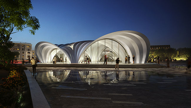 Dnipro Metro Stations by Zaha Hadid Architects