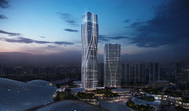 10 Design Reveals a Harbourfront High-rise Design Submission in South China