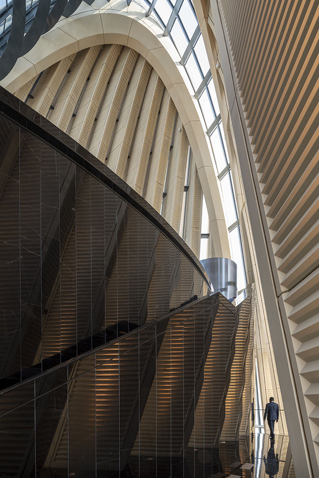 Foster + Partners has recently completed the new headquarters for the National Bank of Kuwait