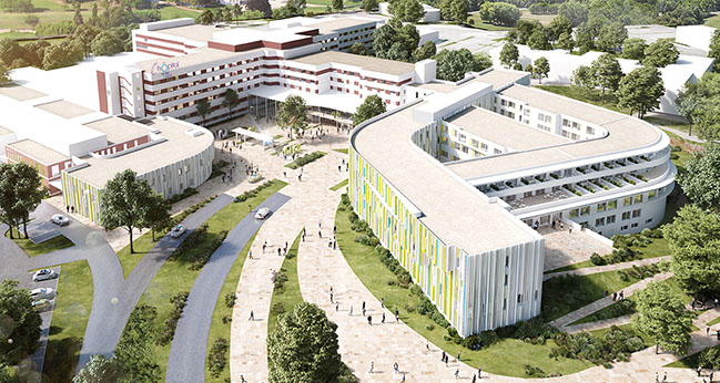 Nord-Ouest Hospital in France by A+Architecture