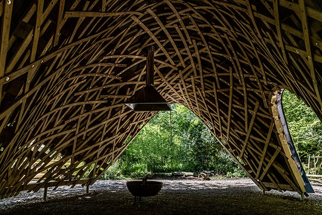 Timber Shelter by Invisible Studio with Xylotek