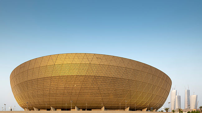 Lusail Stadium by Foster + Partners hosts Lusail Super Cup final in run up to the World Cup