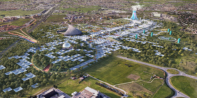 The World's Largest Urban Solar Farm by CRA-Carlo Ratti Associati, Italo Rota and Richard Burdett