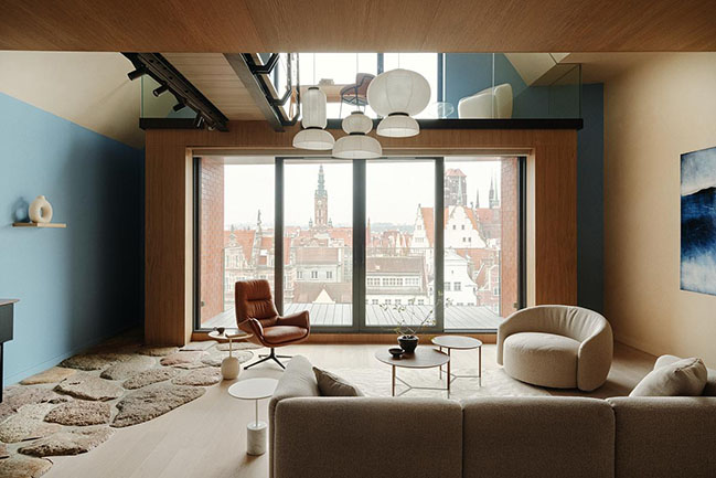 Apartment with a view of 1000 years of history by SIKORA INTERIOR