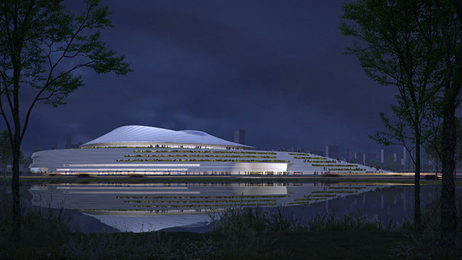 gmp wins competition for the Wuxi Olympic Sports Center
