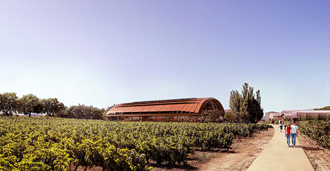 Foster + Partners revealed designs for Bodegas Faustino