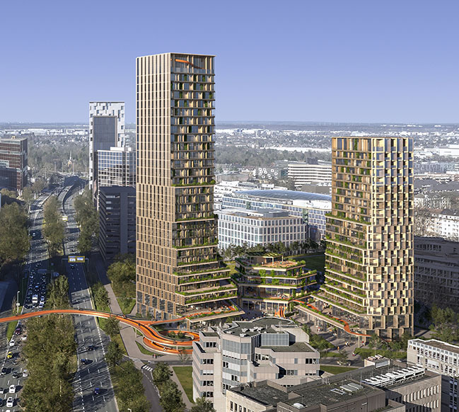 UNStudio wins competition for new mixed-use development in Dseldorf