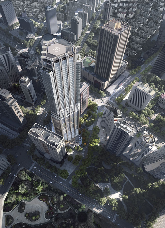 Foster + Partners revealed designs for 1 Nanjing Road | Mixed-use development in Qingdao
