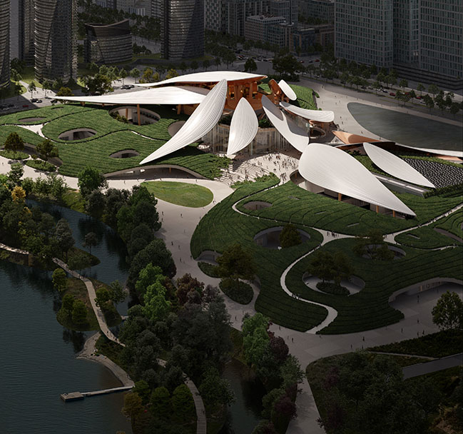 MAD Architects Reveals New Design for Anji Culture and Art Center