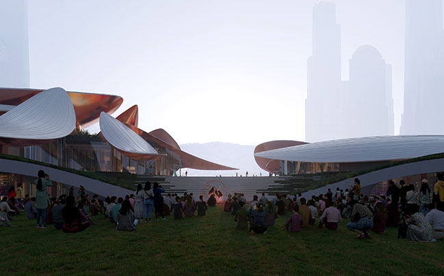 MAD Architects Reveals New Design for Anji Culture and Art Center