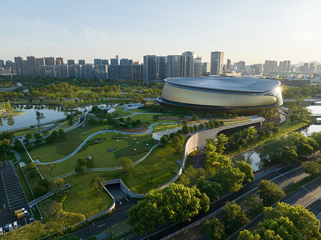 Archi-Tectonics complete Hybrid Stadium in Hangzhou