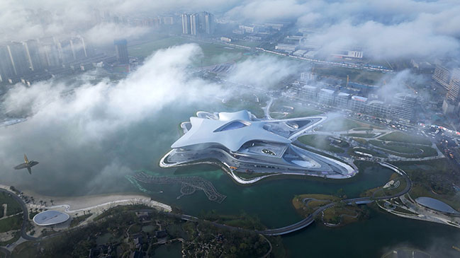 Chengdu Science Fiction Museum by ZHA opens by hosting WorldCon