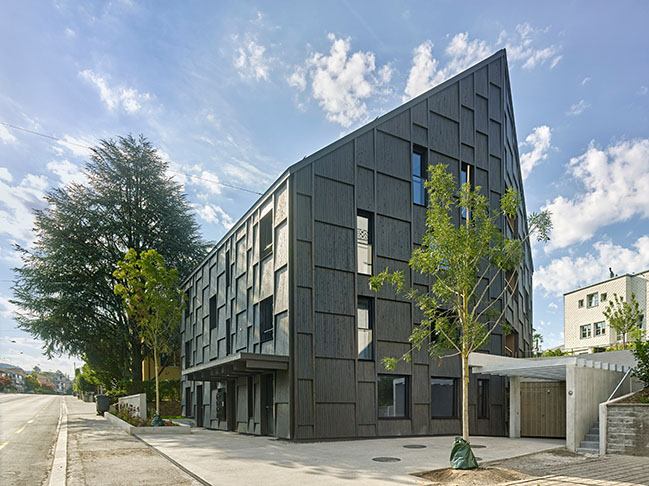 Apartment Building L329 in Zurich by Rossetti+Wyss Architects