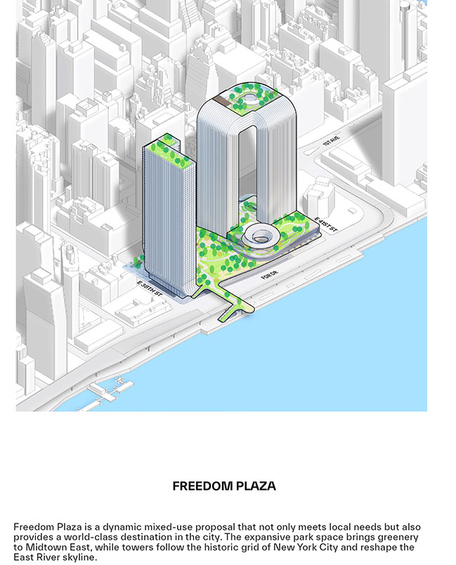 Freedom Plaza by BIG | Bjarke Ingels Group