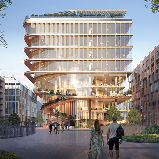 UNStudio calculates lowest carbon footprint for Kyklos Building in Luxembourg