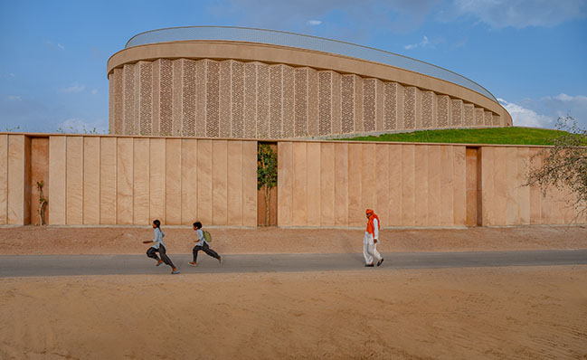Nokha Village Community Centre by Sanjay Puri Architects
