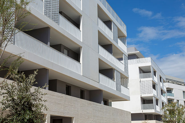 Les Jardins de Verchant by NBJ Architectes | Apartment Housing Complex in Montpellier